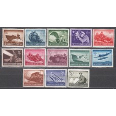 Alemania Imperio Correo 1944 Yvert 791/803 ** Mnh Barcos