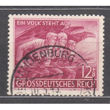 Alemania Imperio Correo 1944 Yvert 824 usado