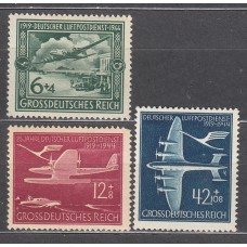 Alemania Imperio Aereo Yvert 59/61 ** Mnh Aviones