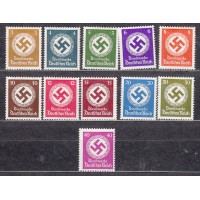 Alemania Imperio Servicio 127/37 Falta 138 * Mh