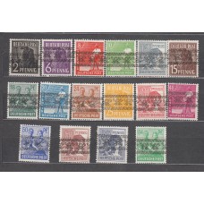 Bizona - Correo Yvert 21/36 Tipo II ** Mnh 