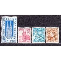 Bizona - Correo Yvert 37/40 * Mh