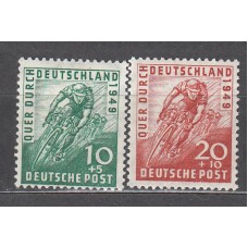 Bizona - Correo Yvert 74/75 * Mh Ciclismo