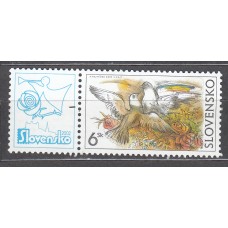 Eslovaquia - Correo 2002 Yvert 373 ** Mnh Fauna - Aves