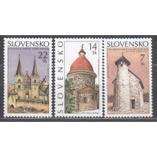 Eslovaquia - Correo 2002 Yvert 378/80 ** Mnh Iglesias