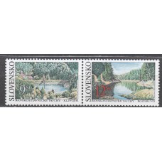 Eslovaquia - Correo 2003 Yvert 397/98 ** Mnh Bellezas de Eslovaquia - Lagos