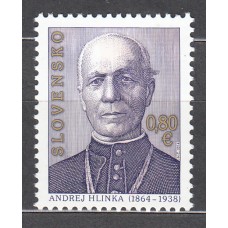 Eslovaquia Correo 2014 Yvert 650 ** Mnh Personaje Religioso