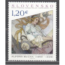Eslovaquia Correo 2015 Yvert 679 ** Mnh PIntura
