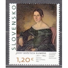 Eslovaquia Correo 2017 Yvert 725 ** Mnh Pintura