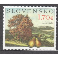 Eslovaquia Correo 2019 Yvert 778 ** Mnh Arbol Frutal