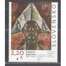 Eslovaquia Correo 2019 Yvert 780 ** Mnh Pintura