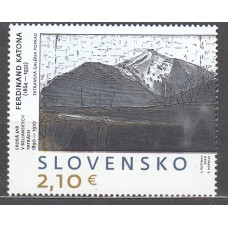 Eslovaquia Correo 2020 Yvert 805 ** Mnh Pintura