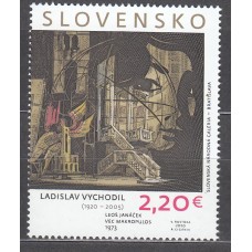 Eslovaquia Correo 2020 Yvert 806 ** Mnh Pintura