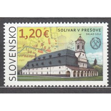 Eslovaquia Correo 2021 Yvert 828 ** Mnh Patrimonio Arquitectonico