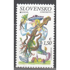 Eslovaquia Correo 2022 Yvert 849 ** Mnh Europa Mitos y Leyendas