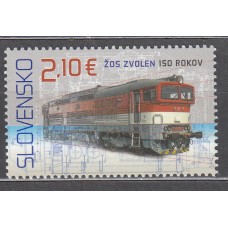 Eslovaquia Correo 2022 Yvert 853 ** Mnh Tren