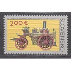 Eslovaquia Correo 2022 Yvert 855 * *Mnh Coche de Bomberos
