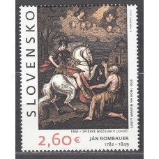 Eslovaquia Correo 2022 Yvert 861 ** Mnh Pintura