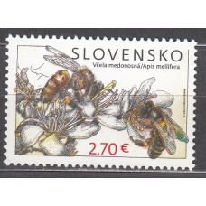 Eslovaquia Correo 2023 Yvert 883 ** Mnh Fauna Insectos - Abejas