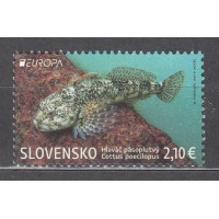 Eslovaquia Correo 2024 Yvert 903 ** Mnh Europa Fauna - Pez