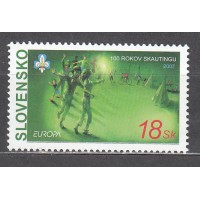 Tema Europa 2007 Eslovaquia Yvert 482 ** Mnh Boy Scouts