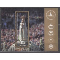 Eslovaquia - Hojas Yvert 49 ** Mnh Nuestra Dama de Fatima - Religión