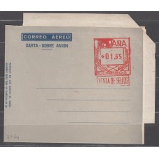 España Aerogramas Franqueo mecánico 1948 Edifil 39Ga