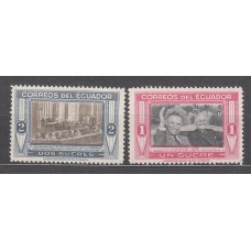 Ecuador Correo 1952 Yvert 546/47 * Mh