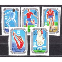 Turk y Caicos - Correo Yvert 1107/11 ** Mnh Deportes olimpicos