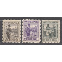 Guinea Correo 1941 Edifil 264/66 ** Mnh