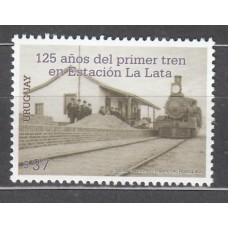 Uruguay Correo 2026 ** Mnh 125 Años primer Tren en la Lata