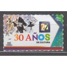 Mexico - Correo 2023 ** Mnh Canal 22 - 30 años