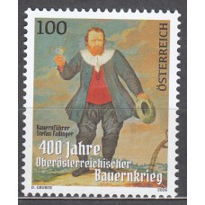 Austria Correo 2026 ** Mnh 400 Años Bauernkrieg