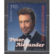 Austria Correo 2026 ** Mnh Peter Alexander - Personaje