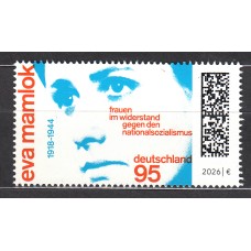 Alemania Federal Correo 2026 ** Mnh Eva Mamlok - Personaje