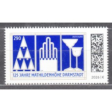 Alemania Federal Correo 2026 ** Mnh 125 Años Mathildenhöhe