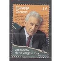 España II Centenario Correo 2026 ** Mnh Mario Vargas Llosa