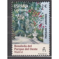España II Centenario Correo 2026 ** Mnh Rosaleda Parque Oeste Madrid