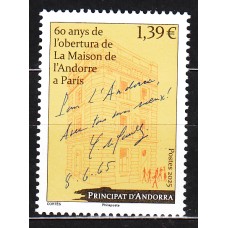 Andorra Francesa Correo 2025 Yvert 931 ** Mnh  