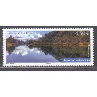 Andorra Francesa Correo 2025 Yvert 934 ** Mnh Estanque de las Truites