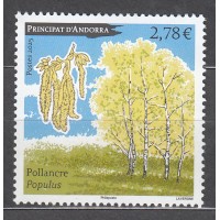 Andorra Francesa Correo 2025 Yvert 935 ** Mnh Flora 