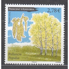Andorra Francesa Correo 2025 Yvert 935 ** Mnh Flora 