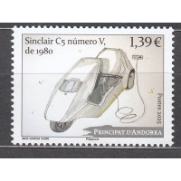 Andorra Francesa Correo 2025 Yvert 938 ** Mnh Motocicleta