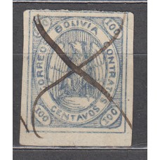 Bolivia - Correo 1868 Yvert 7 usado