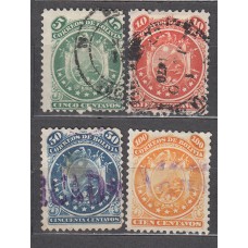 Bolivia - Correo 1868 Yvert 9/12 usado