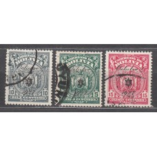 Bolivia Correo 1928 Yvert 142/44 usado  