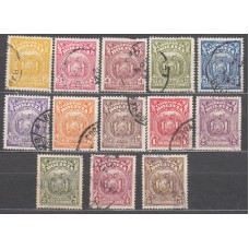 Bolivia Correo 1928 Yvert 145/157 usado  