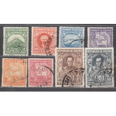 Bolivia Correo 1931 Yvert 168/75 usado 