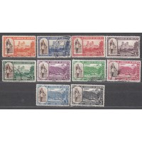 Bolivia - Correo 1942 Yvert 259/63+ Aereo 63/67 usado