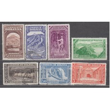 Bolivia - Correo 1943 Yvert 264/70 usado